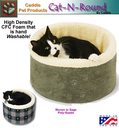 Circle Beds  People on Caddis Cat  N Round Pet Bed