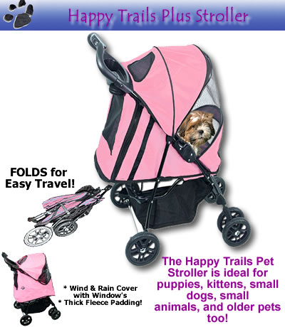 pet gear happy trails dog stroller