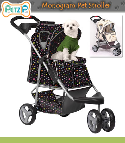  Strollers on Enlarge Image Code A701 Petzip Monogram Jogging Pet Stroller